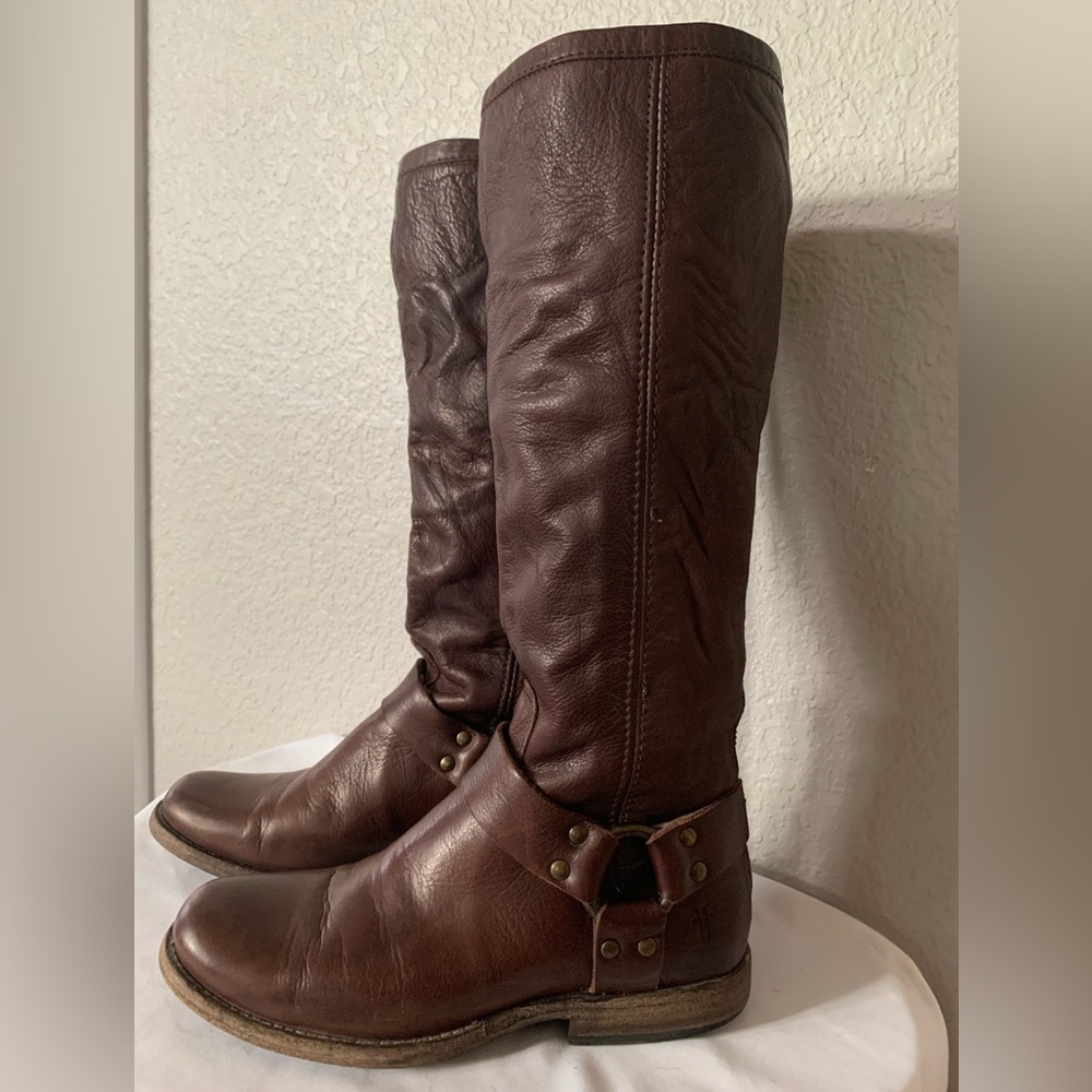 Like New! Frye Veronica Tall Harness Boots. Sz. 5.5